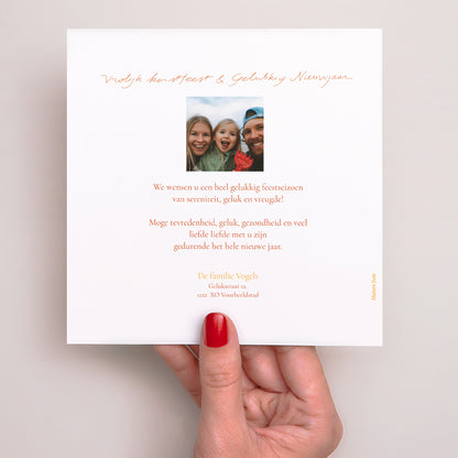 Kerstkaart Eindejaar Eenvoudig vierkant DenverAntwoord: Denver foto N° 3