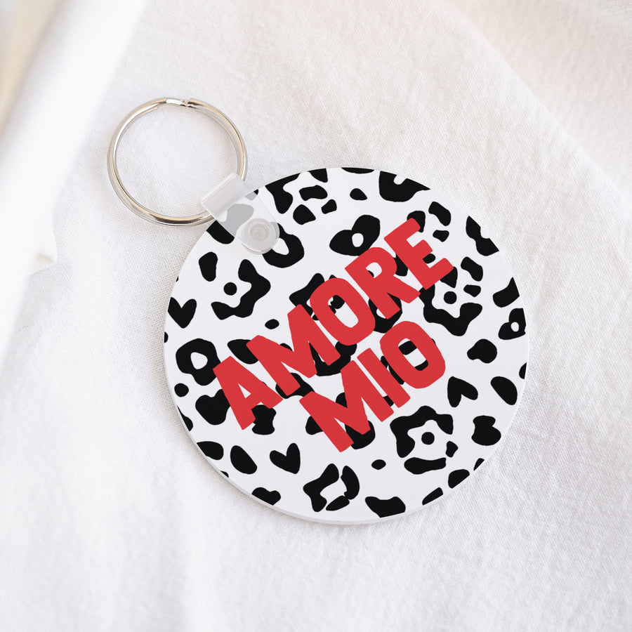 Sleutelhanger Objecten Rond Amore Mio leopard foto