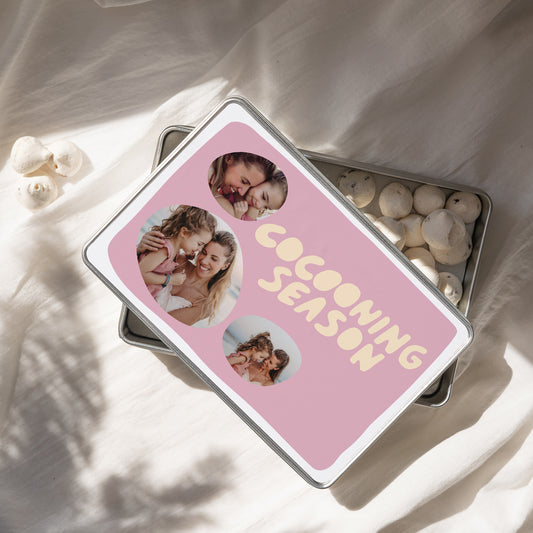 Metalen doos Objecten Rechthoek Cocooning seizoen foto