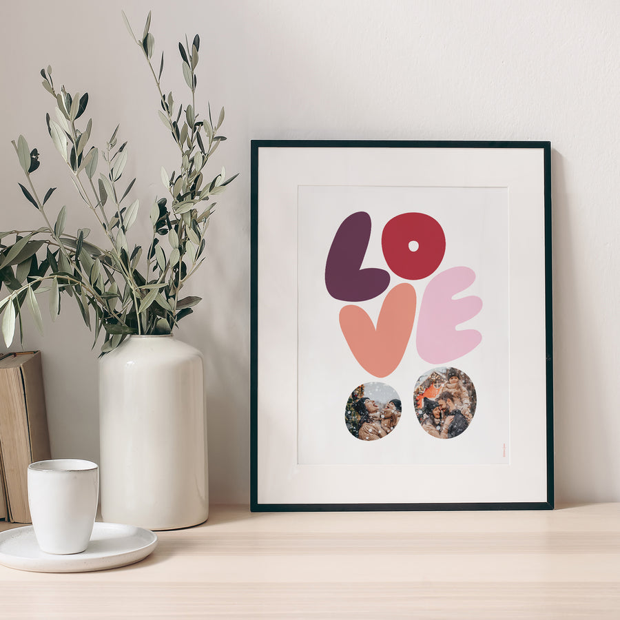 Poster Objecten Portret LIEFDE foto