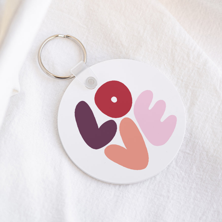 Sleutelhanger Objecten Rond LIEFDE foto