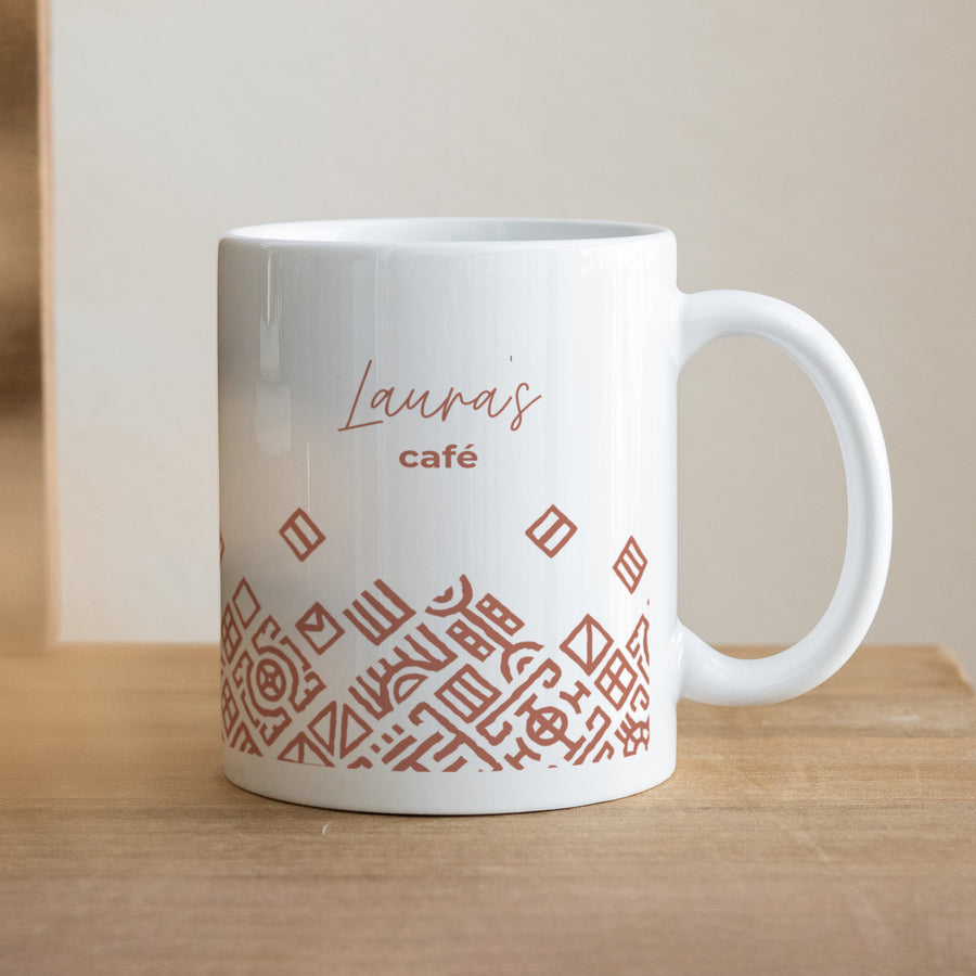 Mok Objecten Wit Arabica foto