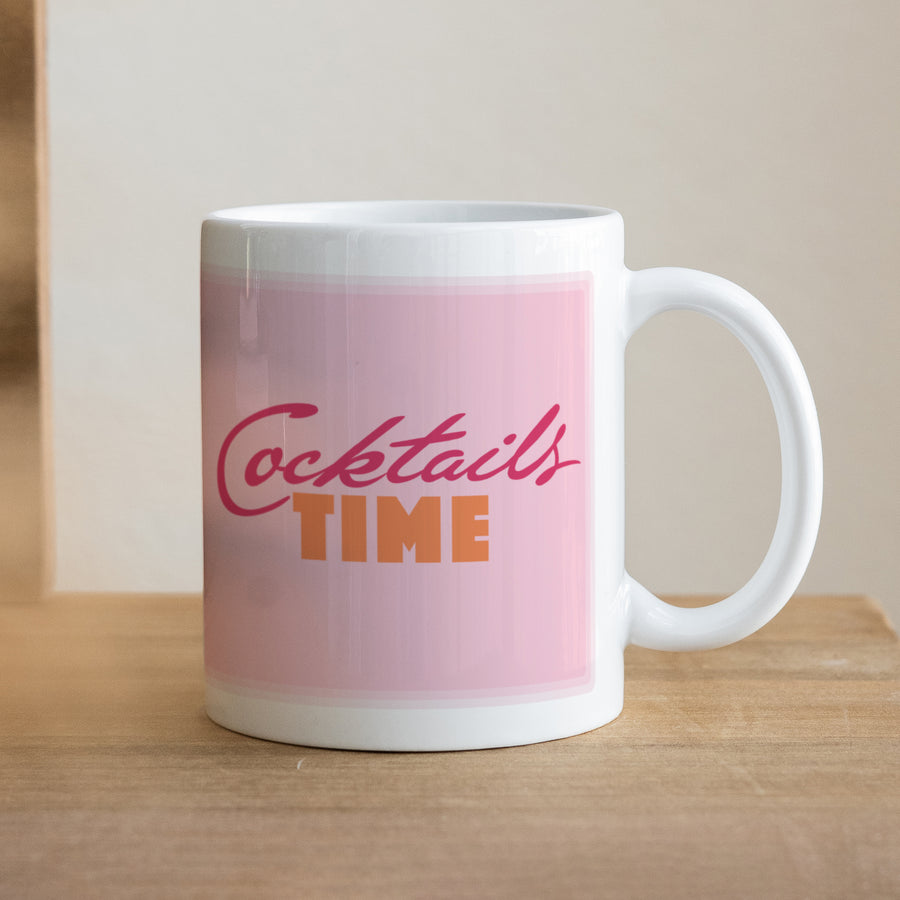 Mok Objecten Wit Cocktailtijd foto