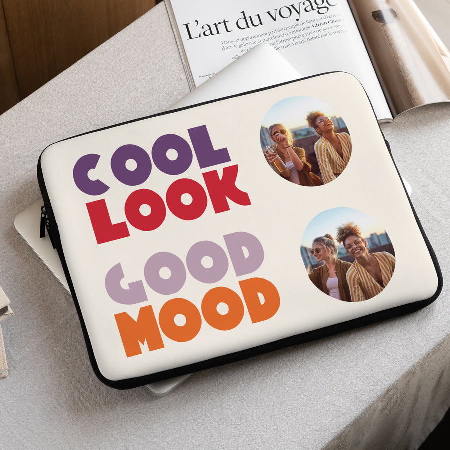 Laptophoes Objecten 15 inch Koele uitstraling goede sfeer foto