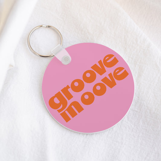 Sleutelhanger Objecten Rond Groove beweging foto