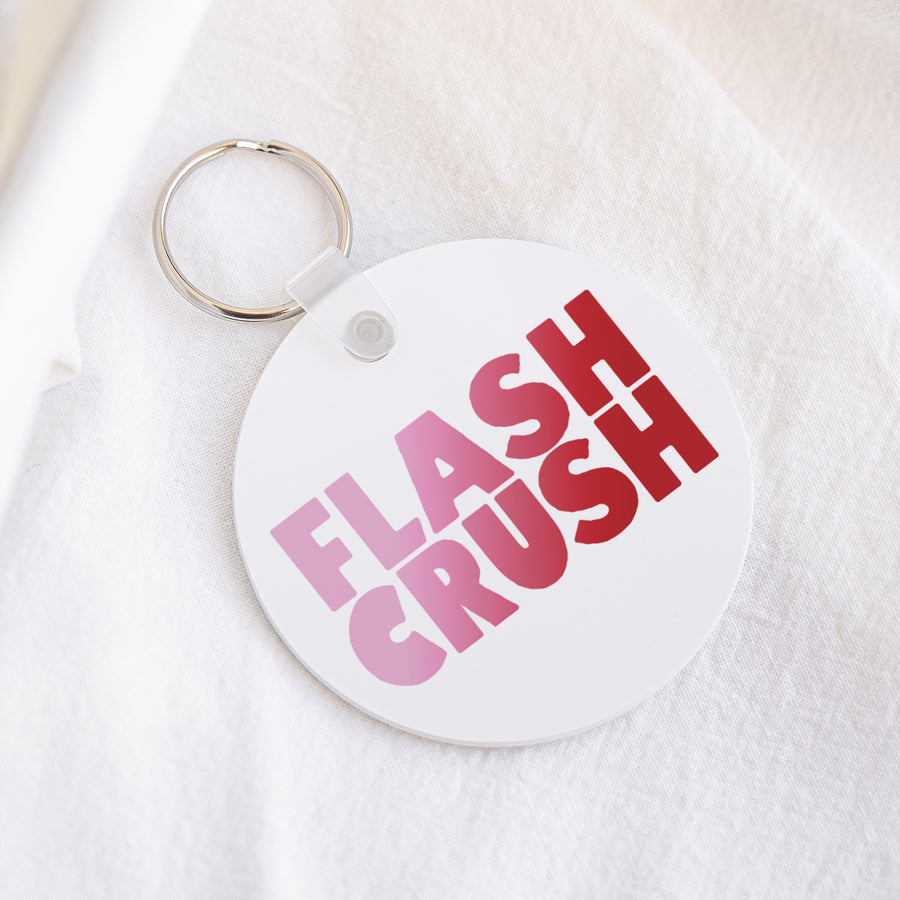 Sleutelhanger Objecten Rond Flash crush foto