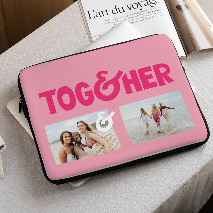 Laptophoes Objecten 15 inch Samen kleuren foto