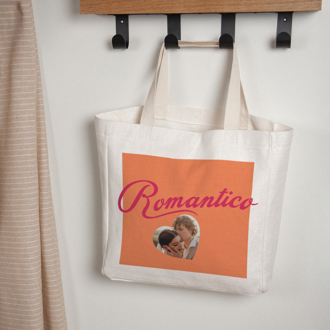 Tote Bag Objecten Handgreep van canvas Romantico foto N° 1