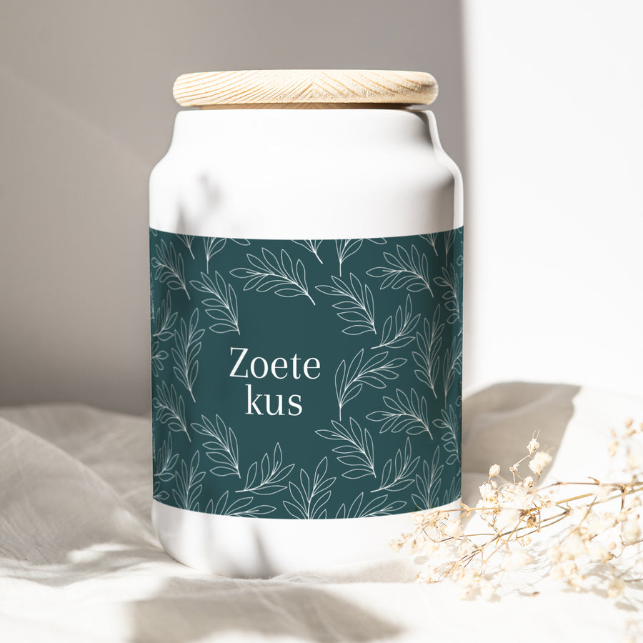 Keramiek pot Objecten 65 cl Zoete kus foto