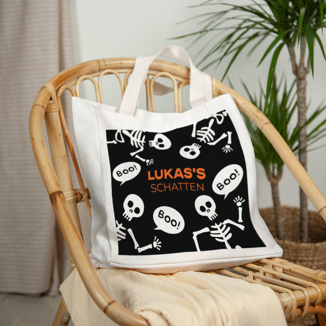 Tote Bag Objecten Handgreep van canvas De optocht van de skeletten foto N° 2