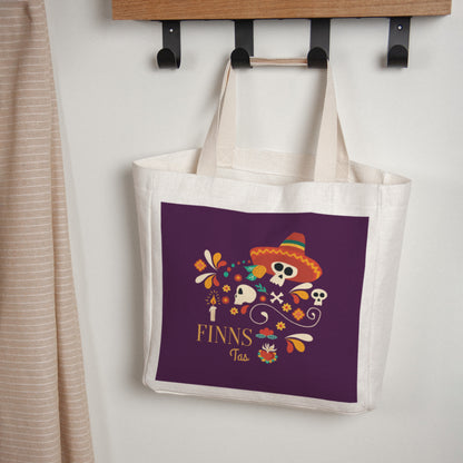 Tote Bag Objecten Handgreep van canvas Dia de la muerte foto N° 1