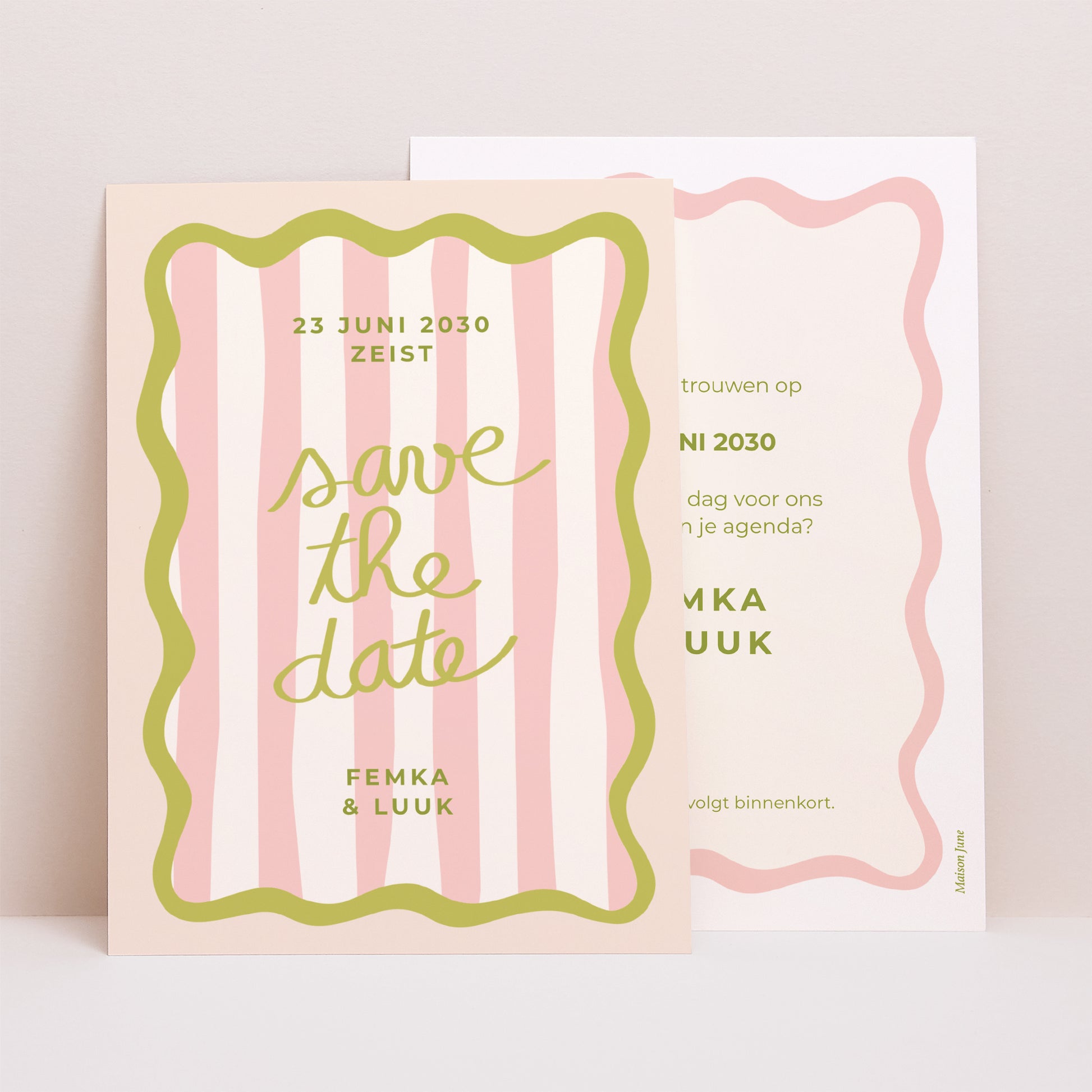 Bewaar de datum Huwelijk Portret Lisette foto N° 1