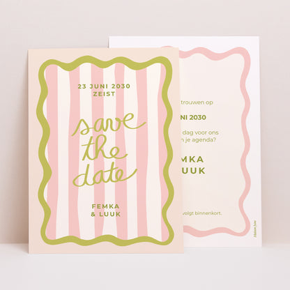 Bewaar de datum Huwelijk Portret Lisette foto N° 1