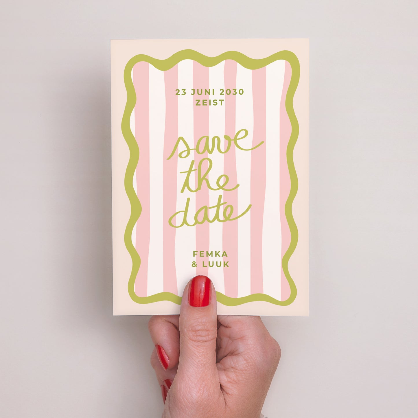 Bewaar de datum Huwelijk Portret Lisette foto N° 2