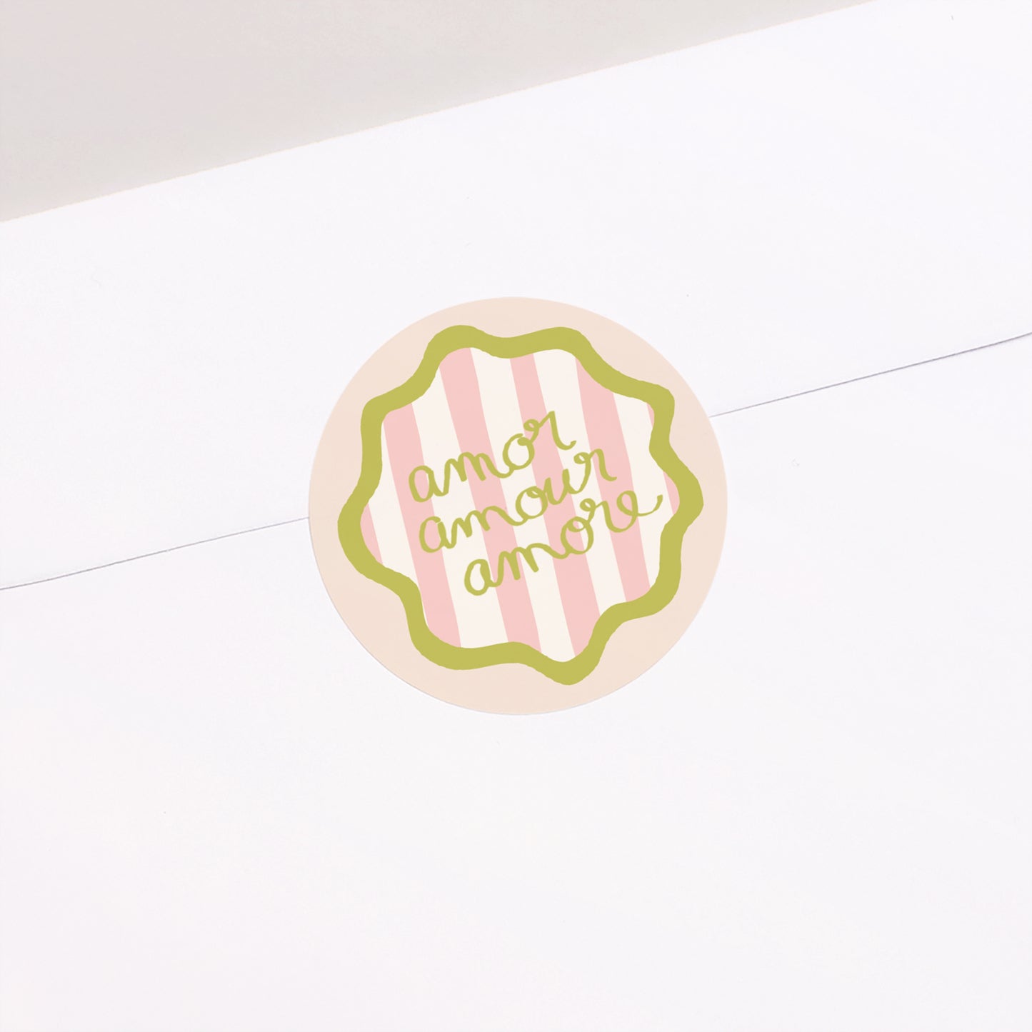 Sticker Trouwen Rond Lisette foto N° 1