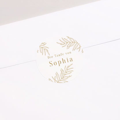 Sticker Doop Cirkel Palmen en Licht foto N° 1