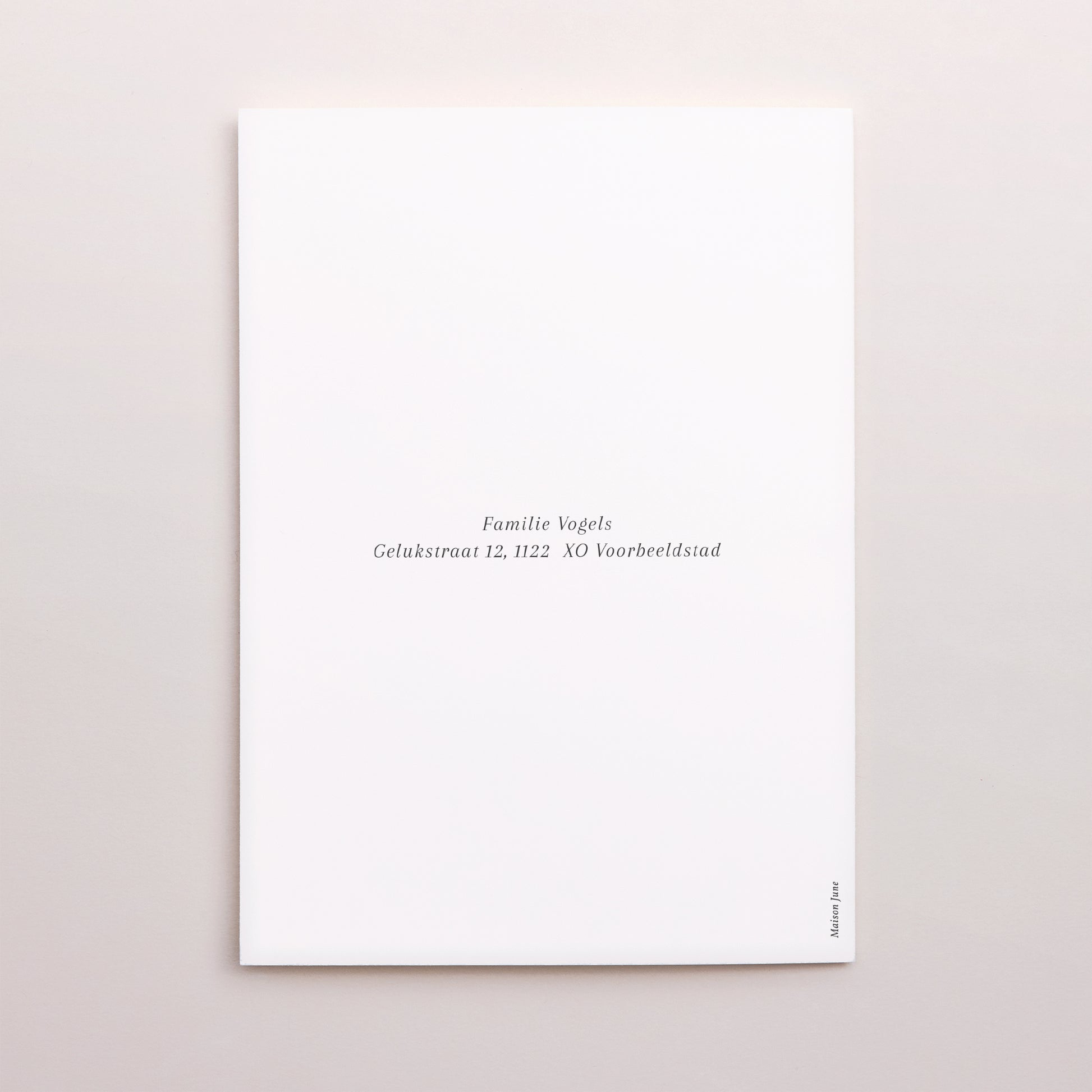 Doopuitnodiging Portret dubbele vouw Onder de blik van God foto N° 3