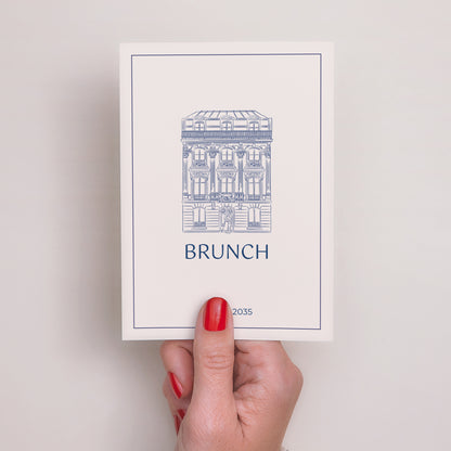 Uitnodigingen Huwelijk Portret Faubourg Saint-Honoré foto N° 2