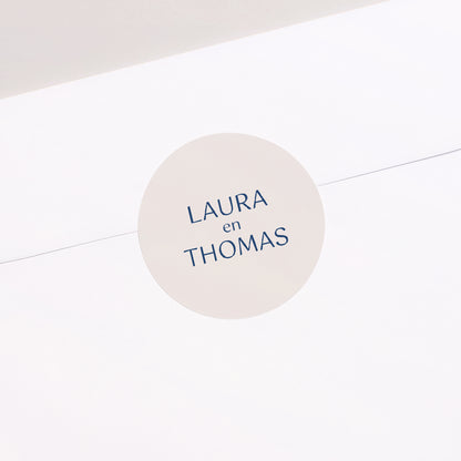 Sticker Huwelijk Cirkel Faubourg Saint-Honoré foto N° 1