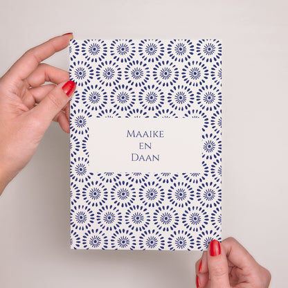 Trouwkaarten Portret Belofte van Azuur foto N° 2