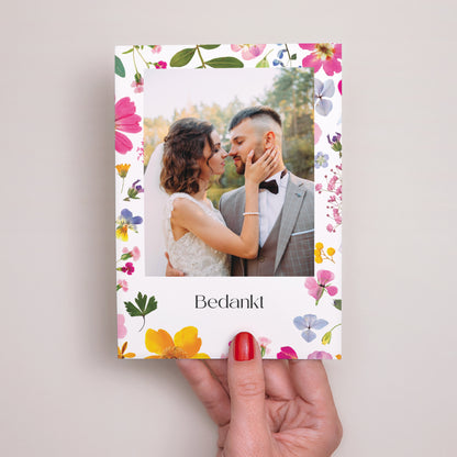 Bedankkaart Huwelijk Landsymfonie foto N° 2