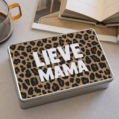 Metalen doos Objecten Rechthoek Mama van Liefde Luipaard foto N° 2