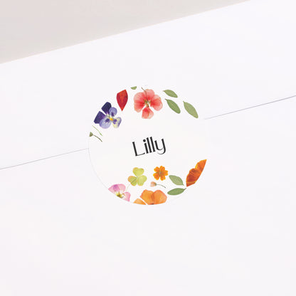 Sticker Geboorte Cirkel Het Betoverde Herbarium foto N° 1