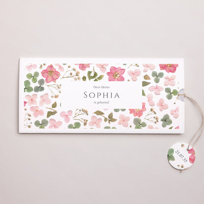 Geboortekaartjes Mapje 2 kaarten, label Lentegeheim foto N° 1